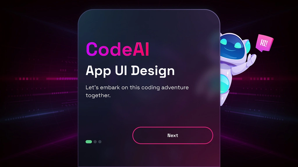 CodeAI App UI Design